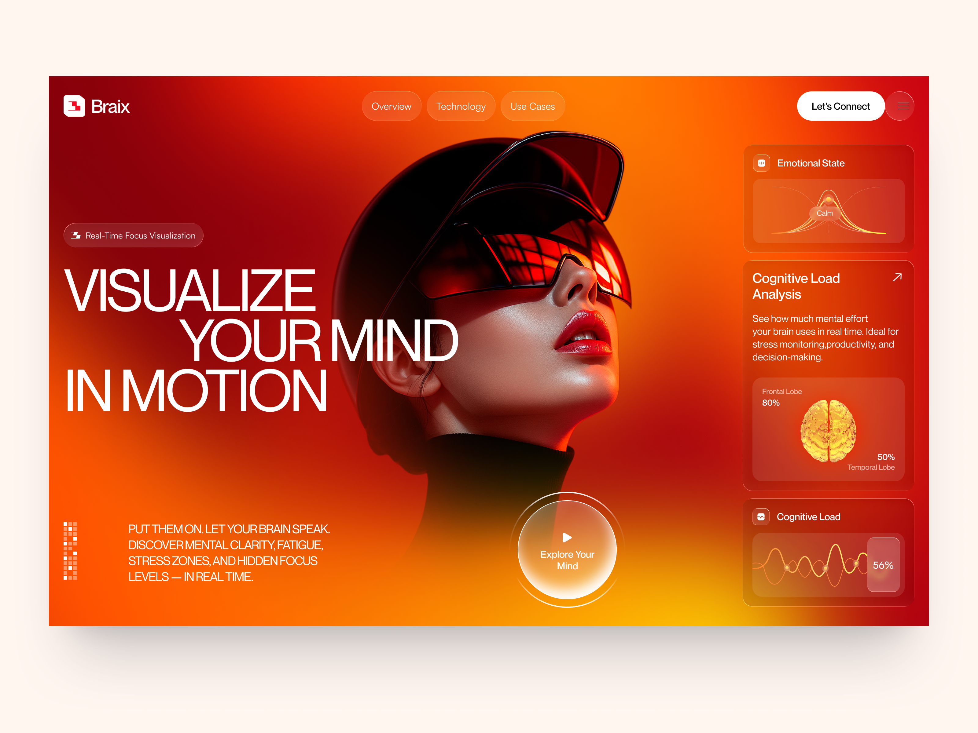 Example of UI-UX for Neurotech