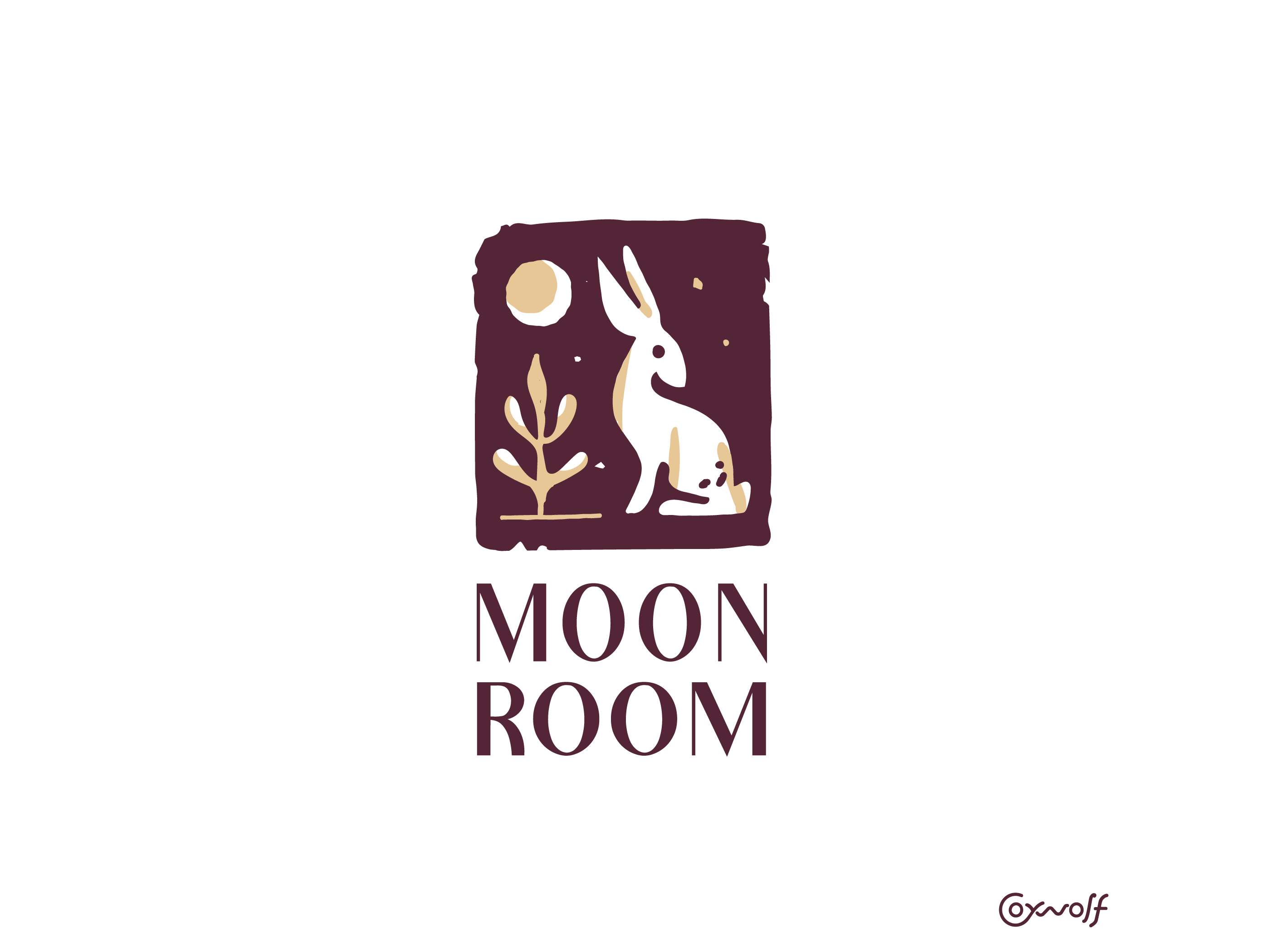 Example of Moon Room Illustrated Logo Design