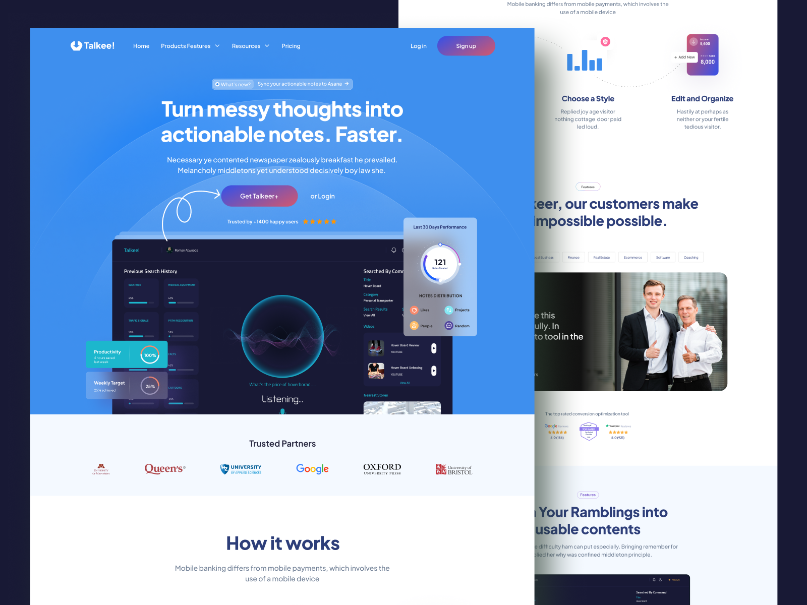 Example of High Converting Landing Page Design