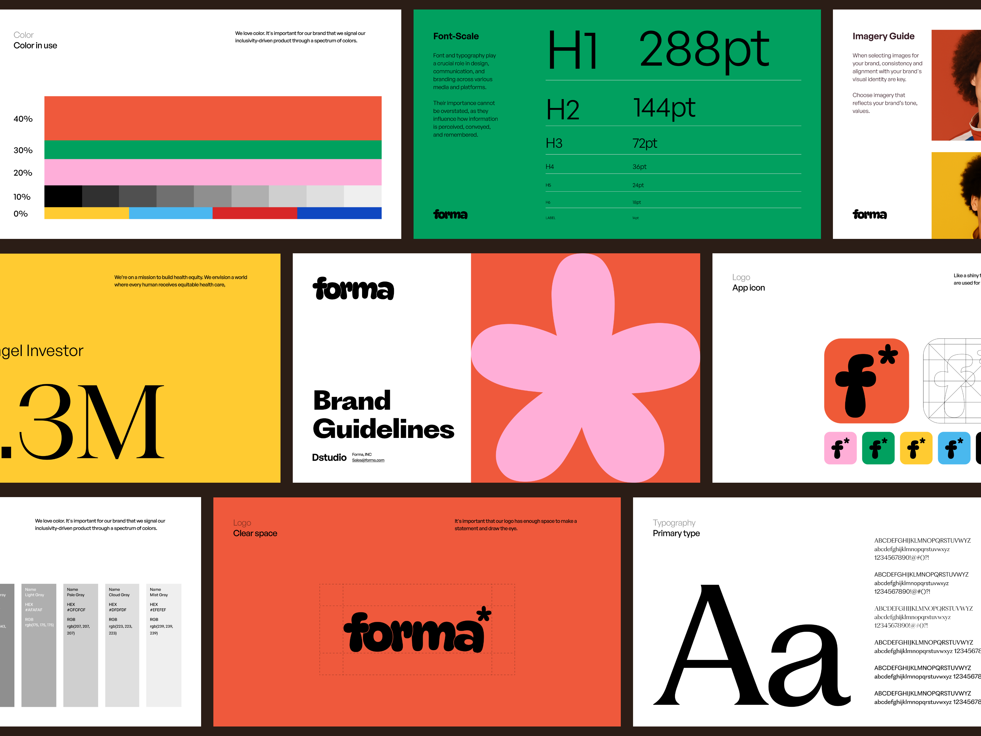 Example of Forma - Branding