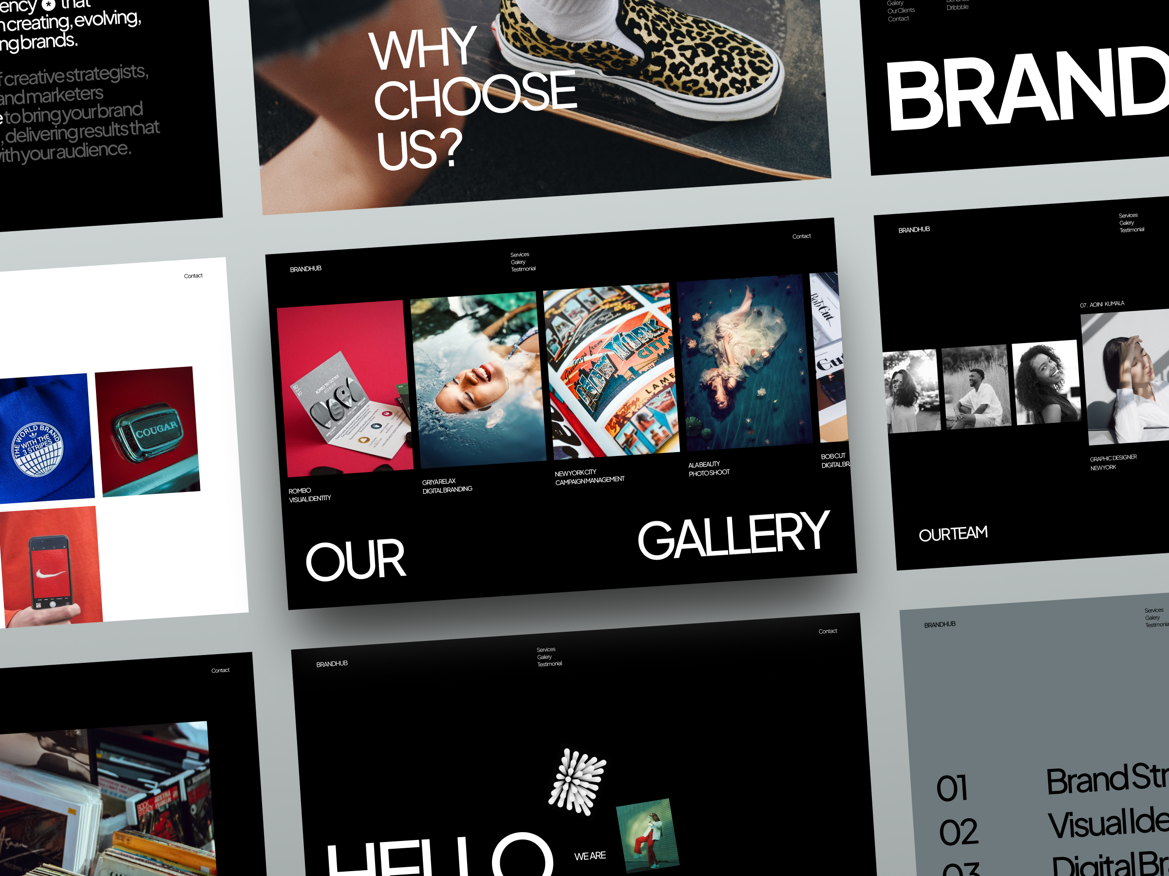 Example of Brandhub - Branding Studio Website