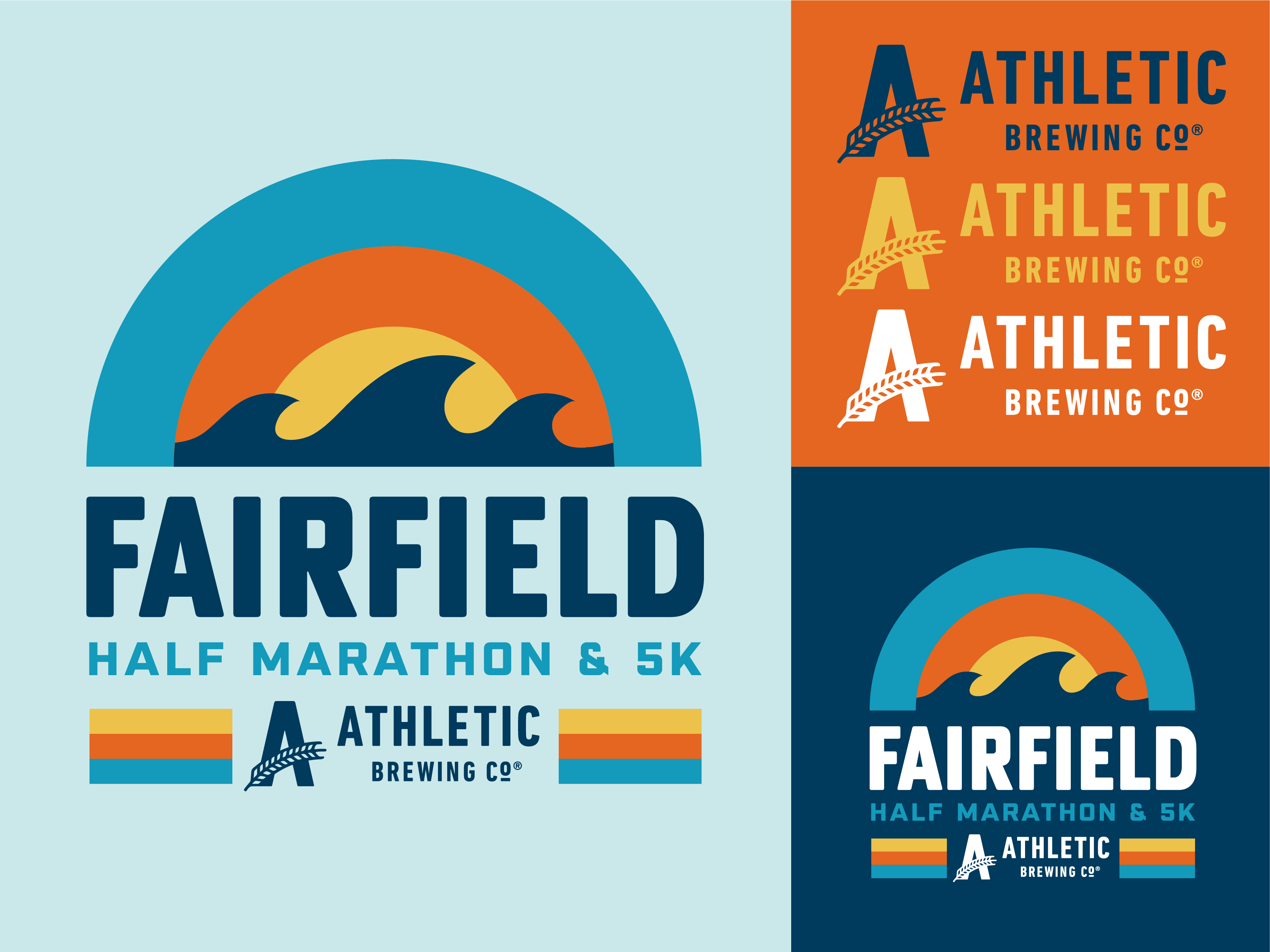 Example of Fairfield Half Marathon Logo Design
